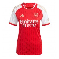 Camisa de Futebol Arsenal Jurrien Timber #12 Equipamento Principal Mulheres 2023-24 Manga Curta